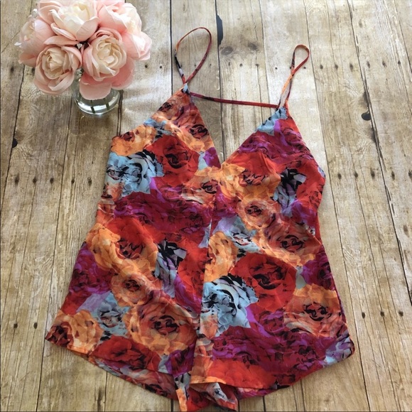 ISO! Nasty Gal Floral Printed Romper - Picture 2 of 2